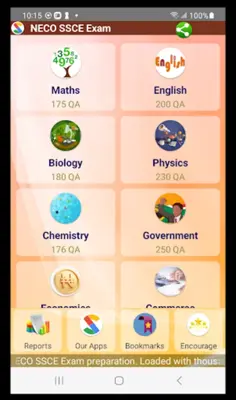 NECO SSCE Exam Prep android App screenshot 1